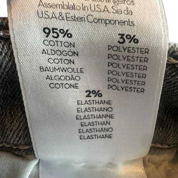 Mother Denim The Tomcat Ankle Beam Me Up Grey Jeans Stretch Size 26 Women's - Picture 13 of 14